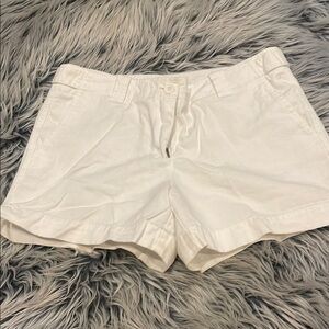 New York & Company White Bermuda Shorts Relaxed Fit